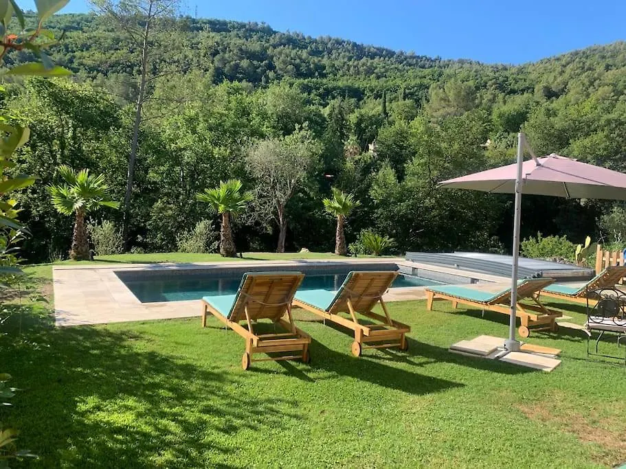 Agreable Studio Entre Mer & Montagne Piscine Prive Le Bar-sur-Loup